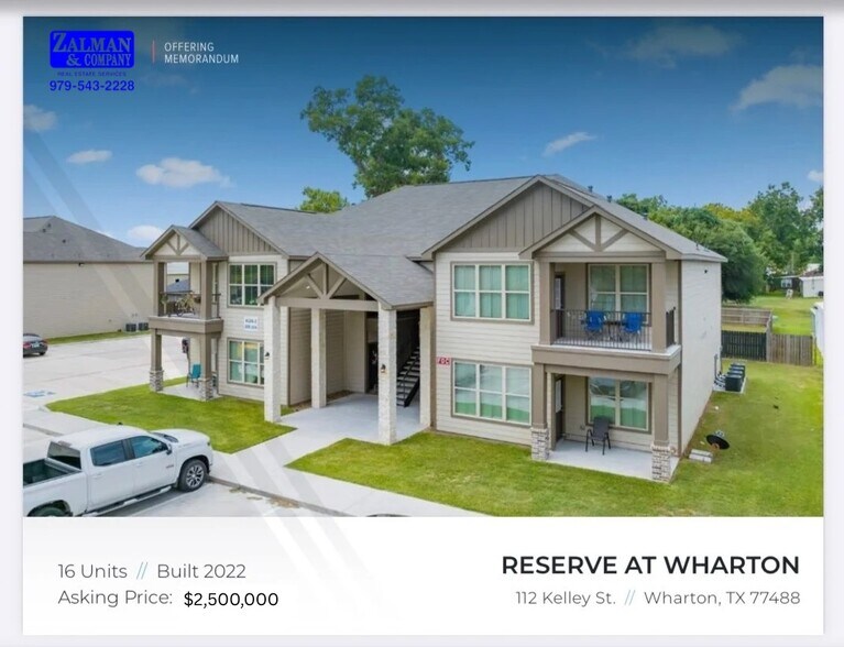 Primary Photo Of 112 Kelly St, Wharton Apartments For Sale