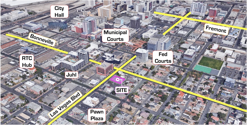 More Photos Of 615 S Las Vegas Blvd, Las Vegas Land For Sale