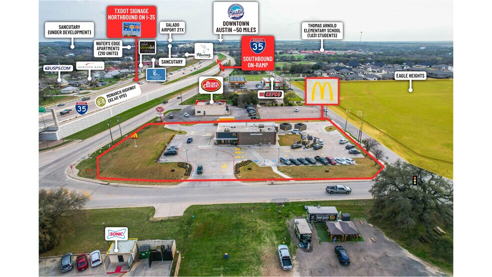 More Photos Of 305 Williams Rd, Salado Fast Food For Sale