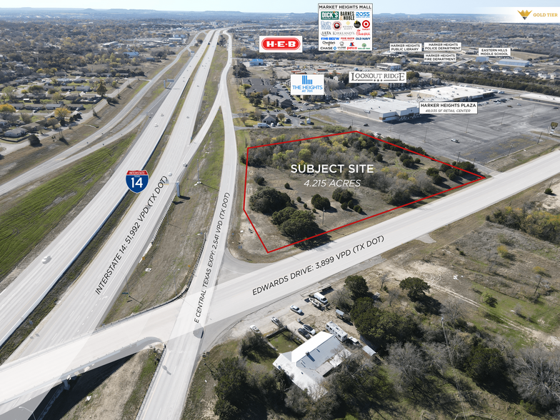 Primary Photo Of 1090 Edwards Dr, Harker Heights Land For Sale