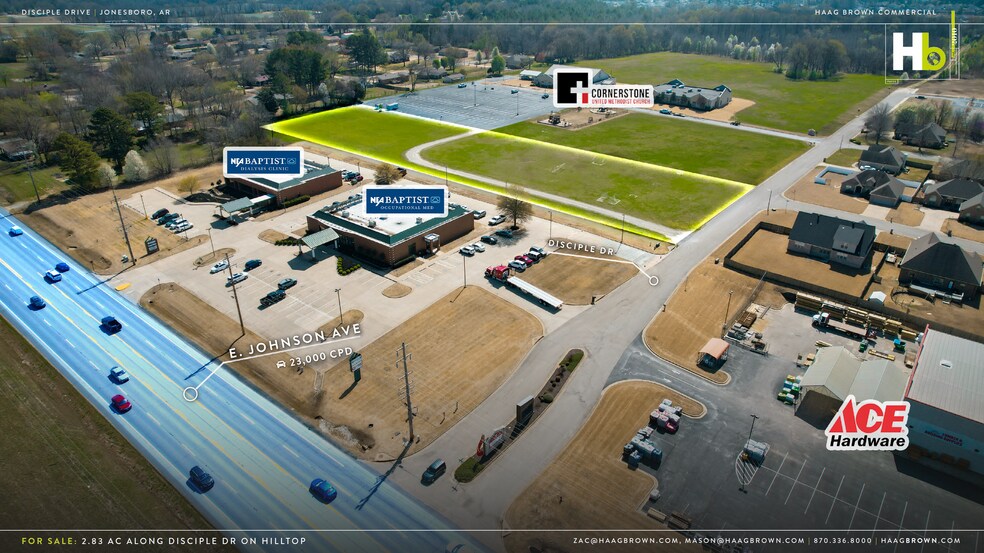 More Photos Of 2.83 AC Disciple Dr., Jonesboro Land For Sale