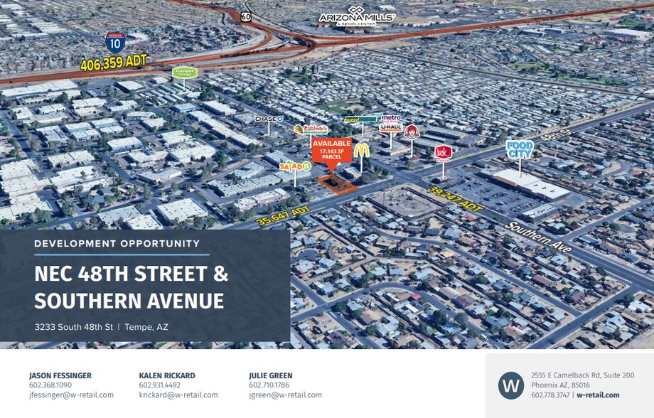 Primary Photo Of 3233 S 48th St, Tempe Land For Lease