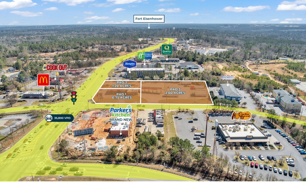 More Photos Of 4091 Jimmie Dyess Pkwy, Grovetown Land For Lease