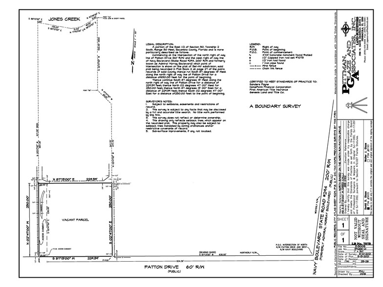 More Photos Of 10 Blk Patton Dr., Pensacola Land For Sale
