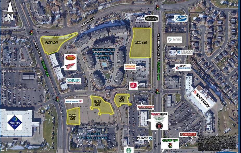 Primary Photo Of Thornton Parkway & Washington Street - PAD SITES, Thornton Land For Lease