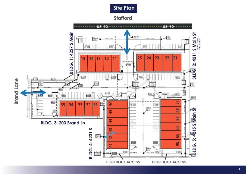 More Photos Of 4231 S Main St, Stafford Storefront Retail Office For Lease