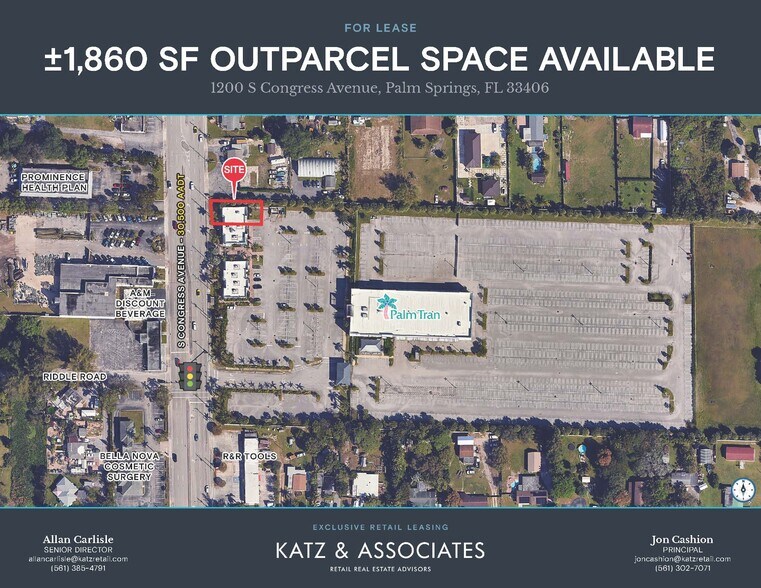 Primary Photo Of 1180-1190 S Congress Ave, Palm Springs Storefront For Lease