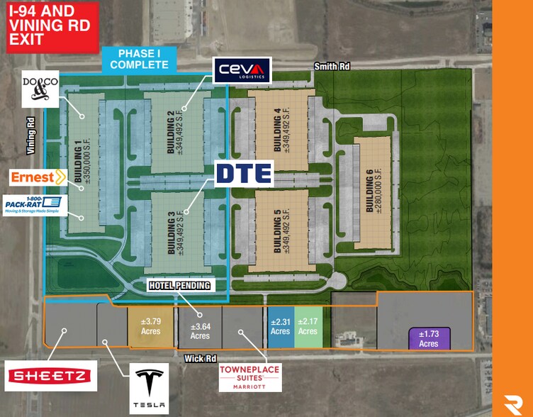 Primary Photo Of 32870 Wick Rd, Romulus Land For Sale