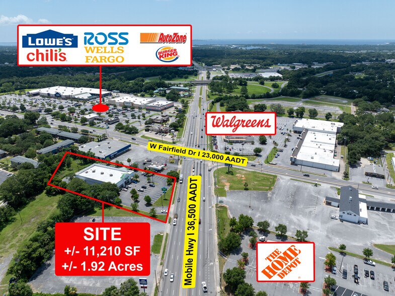 More Photos Of 4510 Mobile Hwy, Pensacola Freestanding For Sale