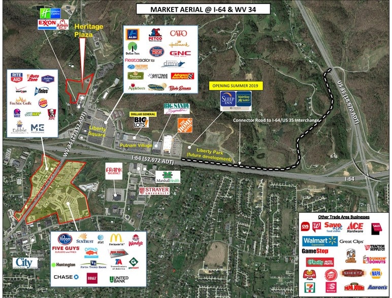 More Photos Of I-64 & State Route 34, Hurricane Land For Sale