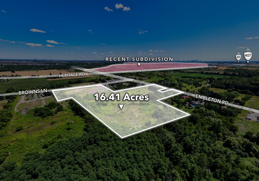 Primary Photo Of 2696 Embleton Rd, Brampton Land For Sale