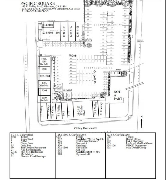 More Photos Of 1-33 E Valley Blvd, Alhambra Storefront Retail Office For Lease
