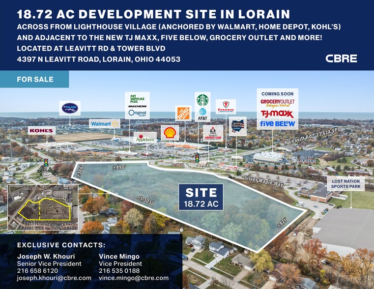 Primary Photo Of 4397 Leavitt Rd, Lorain Land For Sale