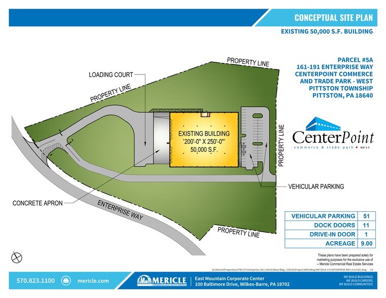 More Photos Of 151-191 Enterprise Way, Pittston Township Warehouse For Lease