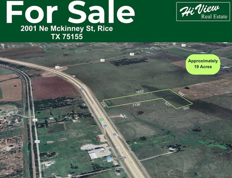 Primary Photo Of 2001 NE McKinney St, Rice Land For Sale