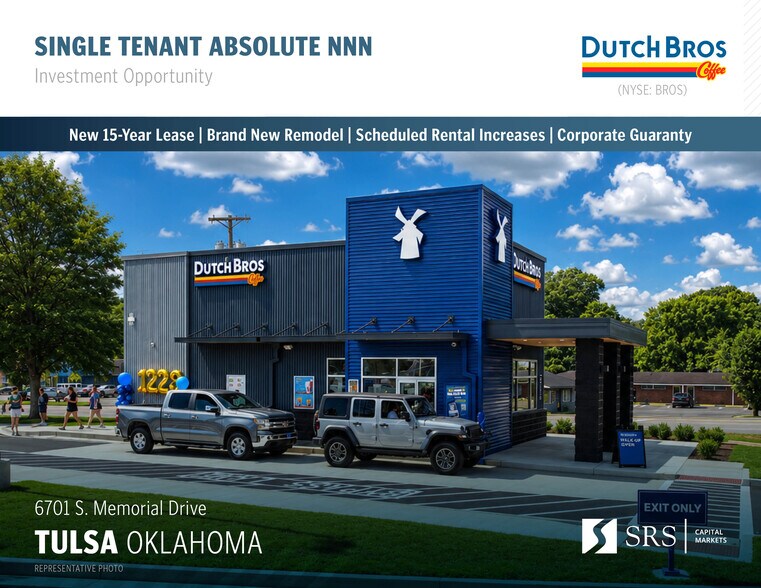 Primary Photo Of 6701 S Memorial Dr, Tulsa Fast Food For Sale