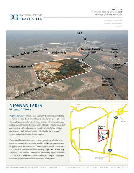 Primary Photo Of Lower Fayetteville Rd @ Newnan Crossing Bypass, Newnan Land For Sale