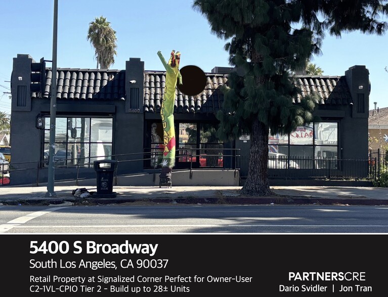 Primary Photo Of 5400 S Broadway, Los Angeles Storefront For Sale