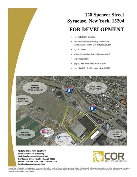 More Photos Of 128 Spencer St, Syracuse Warehouse For Lease