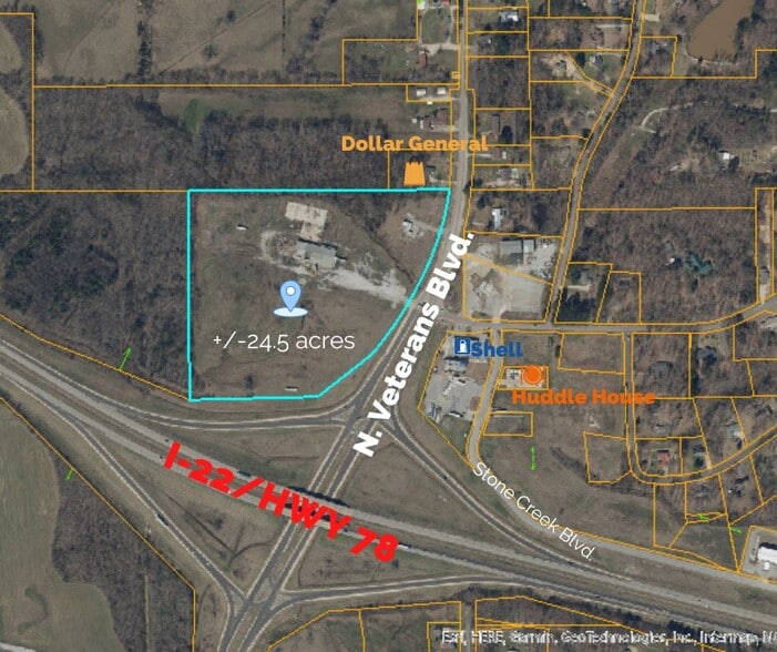 Primary Photo Of 2255 Veterans, Tupelo Land For Sale