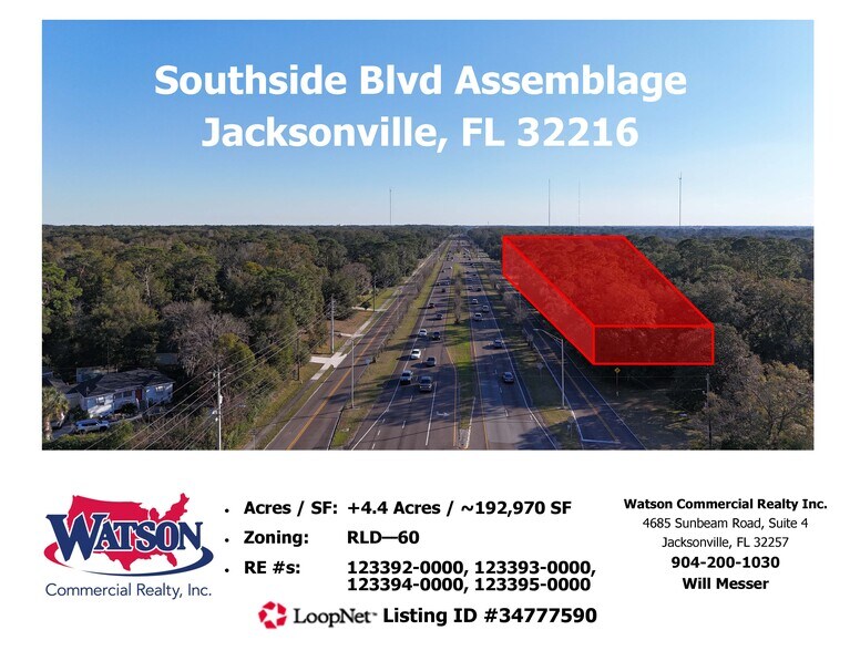 Primary Photo Of 2200 Southside Blvd, Jacksonville Land For Sale