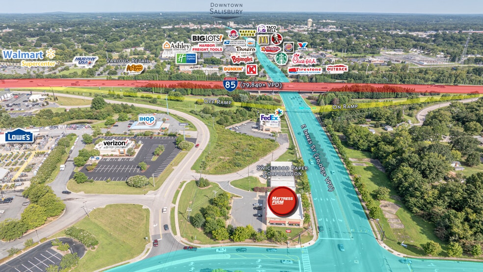 More Photos Of 1321-1329 E Innes St, Salisbury Freestanding For Sale