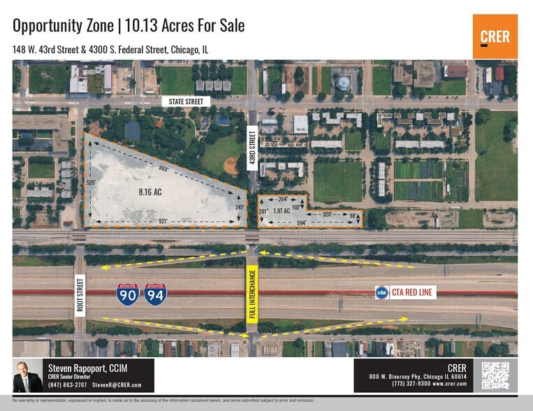 Primary Photo Of 148 W 43rd St, Chicago, IL 60609, Chicago Land For Sale