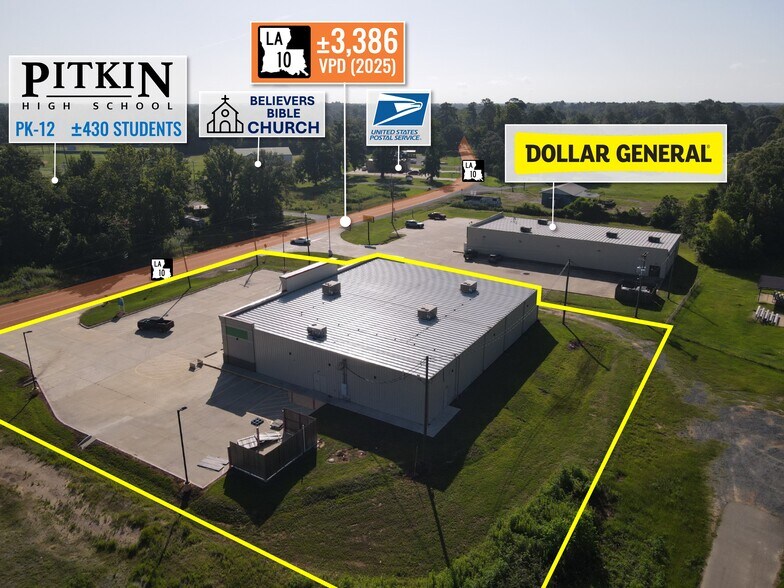 More Photos Of 12884 Highway 10, Pitkin Storefront Retail Office For Sale