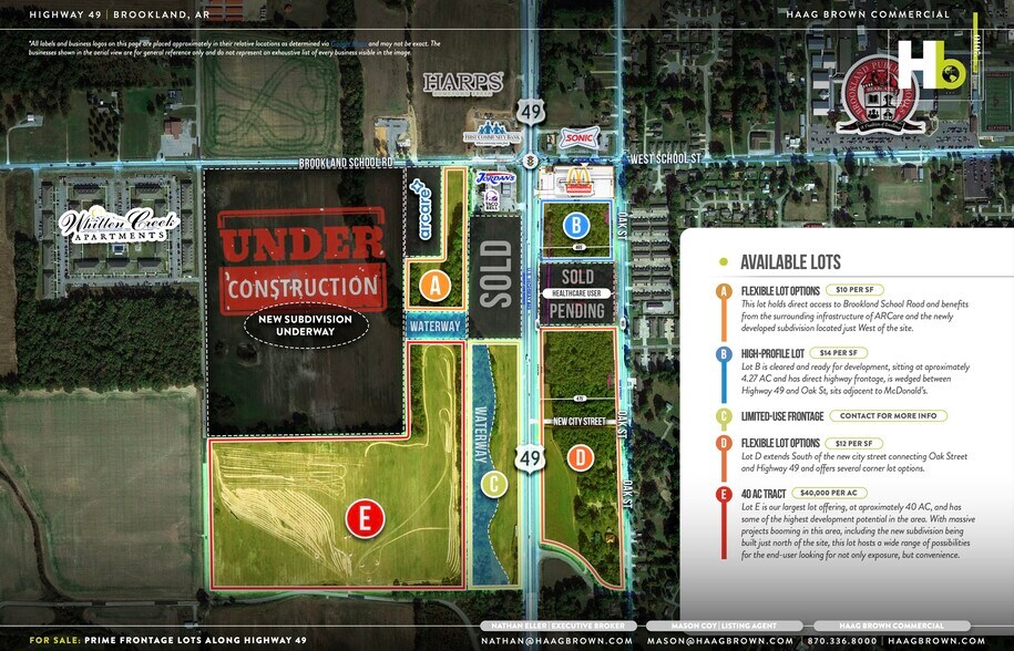 Primary Photo Of 101 Darr St, Brookland Land For Sale