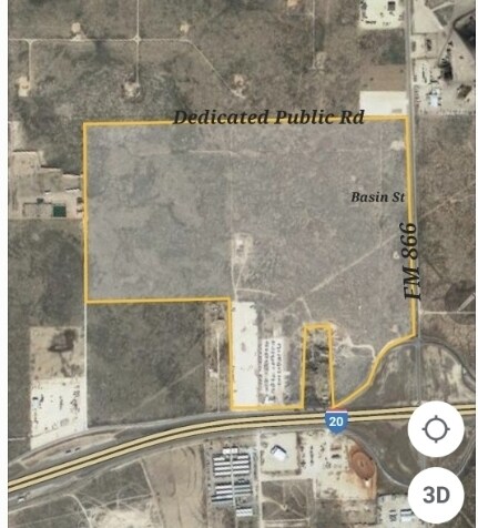 More Photos Of Prime Intersection IH-20 W & FM 866 SE Quadrant, Odessa Land For Sale