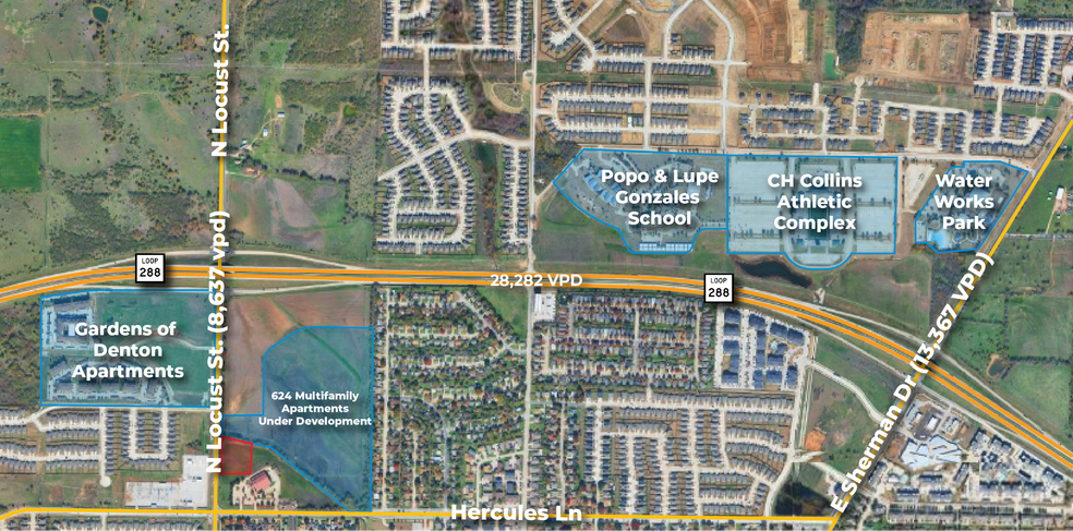 More Photos Of N Locust Street, Denton Land For Sale