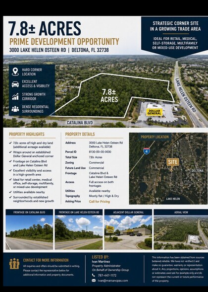 Primary Photo Of 3000 Lake Helen Osteen Rd, Deltona Land For Sale