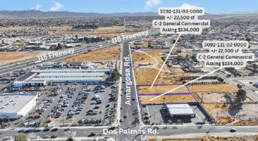 Primary Photo Of Amargosa Rd @ Dos Palmas, Victorville Land For Sale