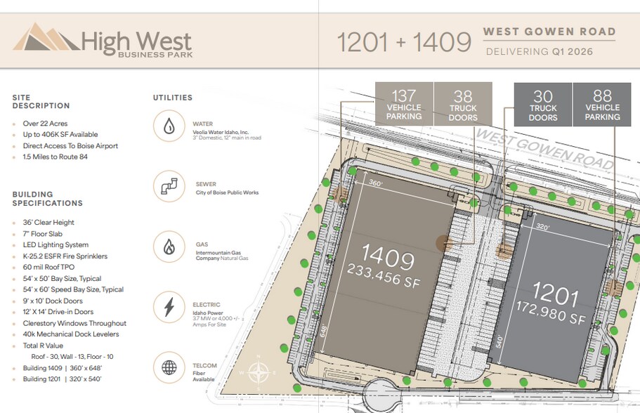 More Photos Of 1201 W Gowen Rd, Boise Warehouse For Lease