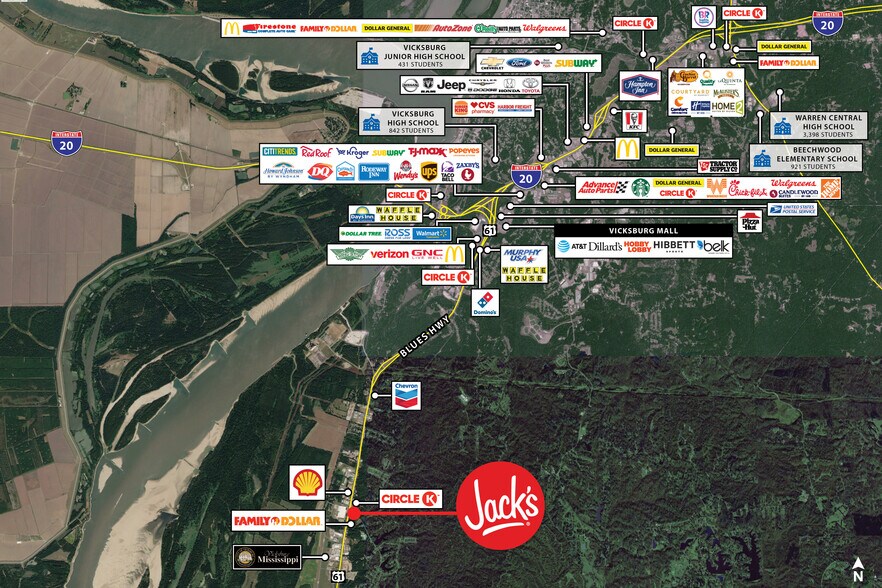 More Photos Of 25 Grange Hall Rd, Vicksburg General Retail For Sale