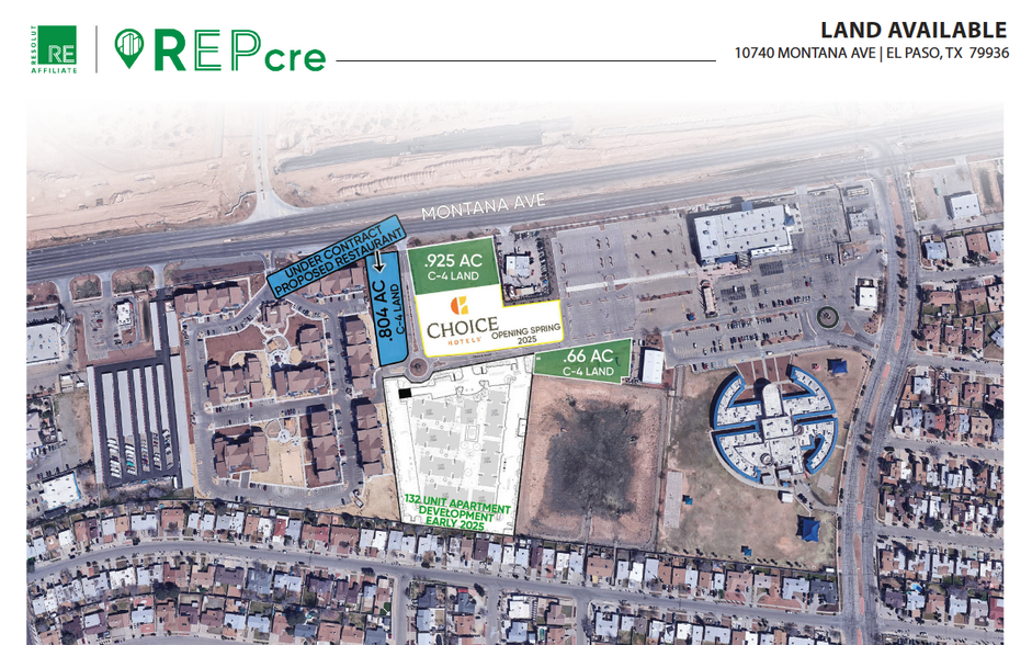 Primary Photo Of 10740 Montana Avenue, El Paso Land For Lease