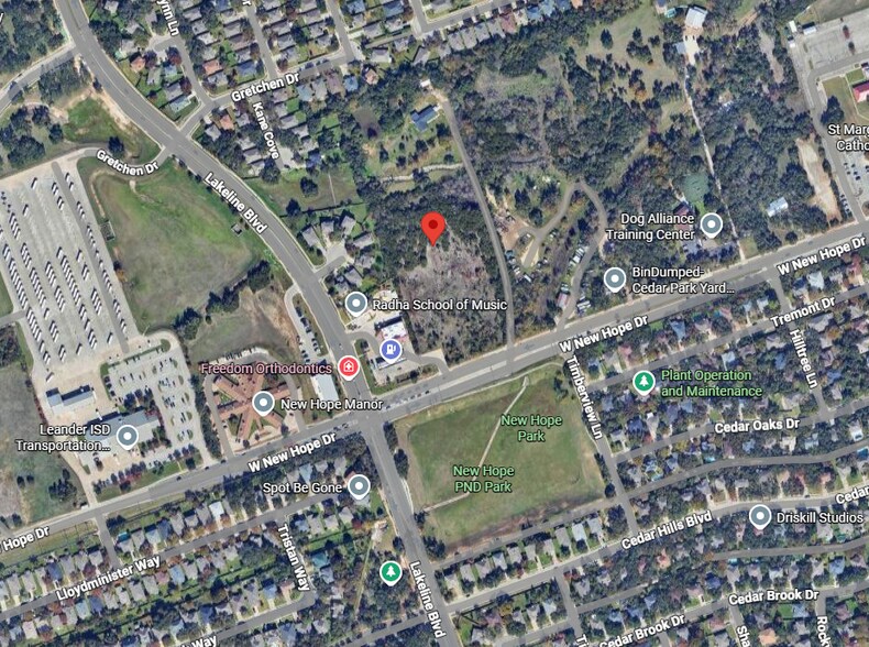 Primary Photo Of 1407 W New Hope Dr, Cedar Park Land For Sale