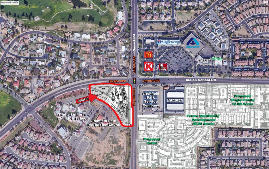 Primary Photo Of SWC Indian School & Dysart Rd, Avondale Land For Lease