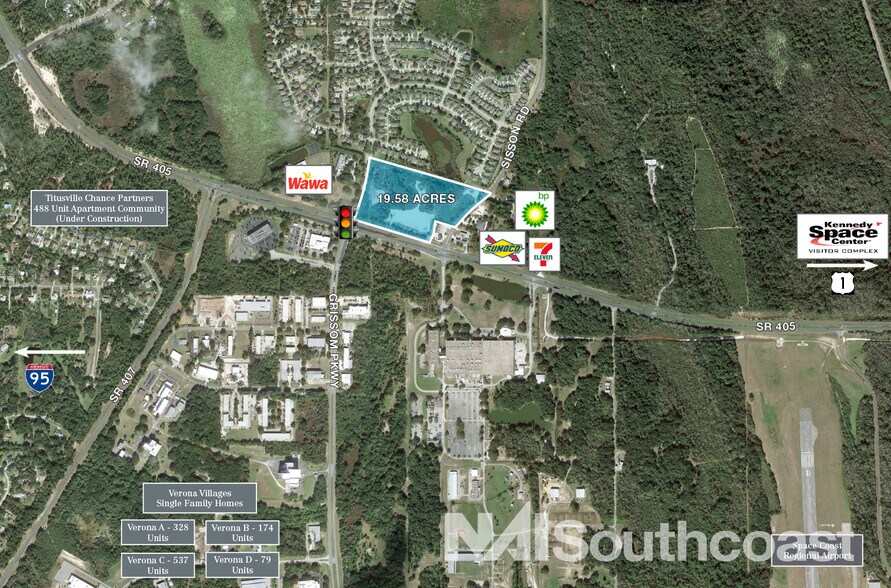 Primary Photo Of SR 405 & Grissom Pky, Titusville Land For Sale