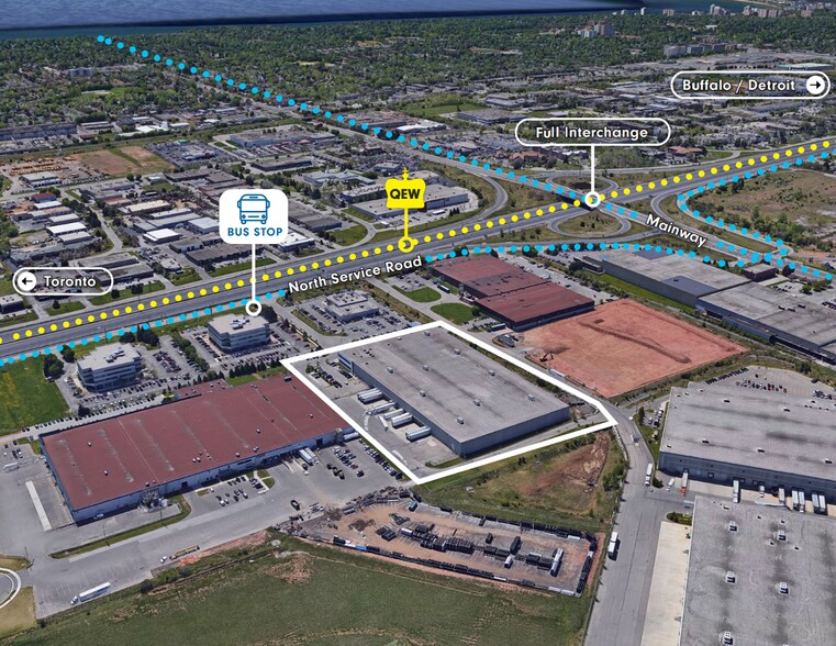 More Photos Of 1022 Champlain Ave, Burlington Distribution For Lease