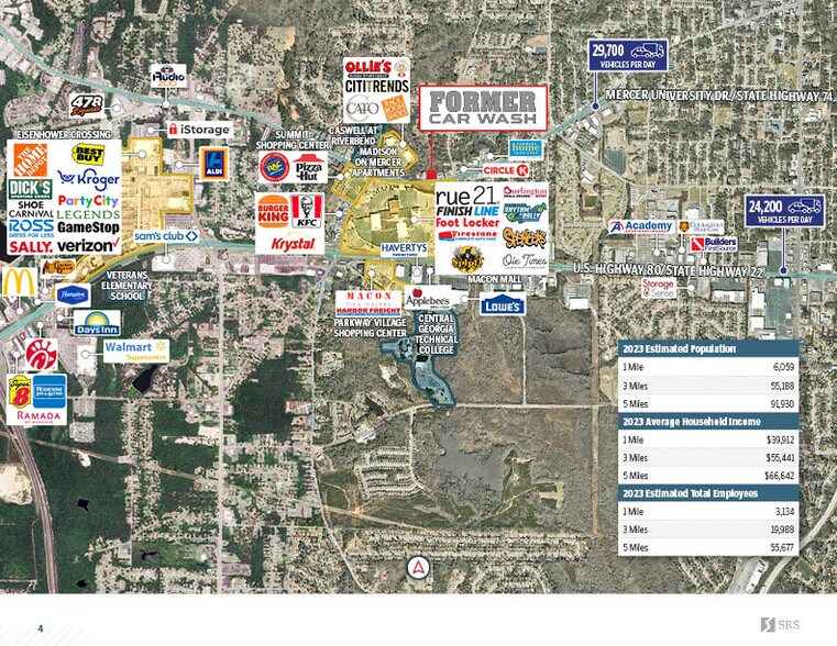 3479 Mercer University Dr, Macon, GA 31204 Carwash For Sale