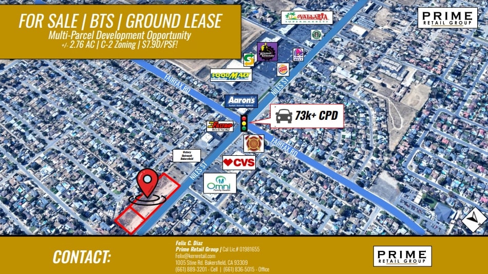 Primary Photo Of 133-010-05 & 133-152-01, Bakersfield Land For Sale