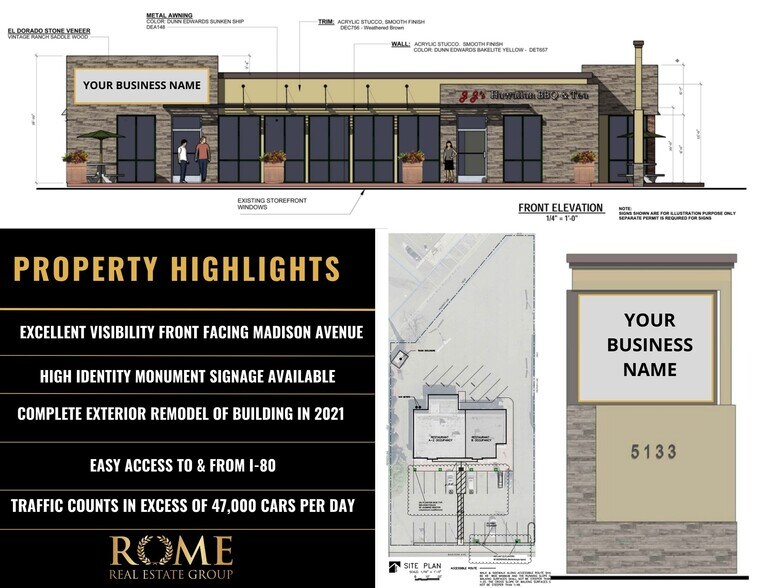 More Photos Of 5133 Madison Ave, Sacramento Freestanding For Lease