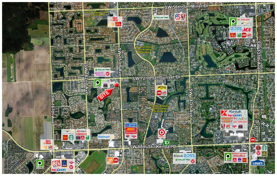 More Photos Of 15700-15732 SW 72nd St, Miami Storefront For Lease