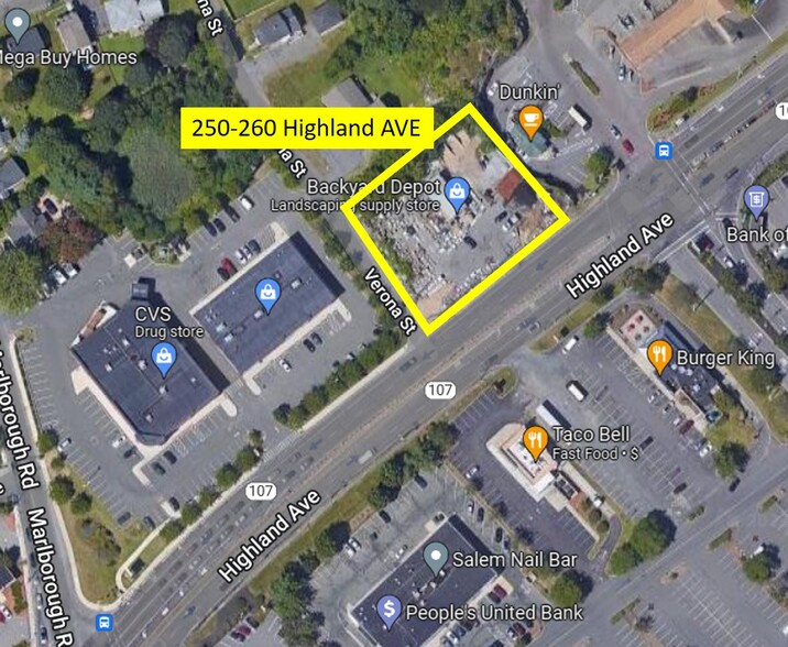 Primary Photo Of 250-260 Highland Ave, Salem Land For Sale