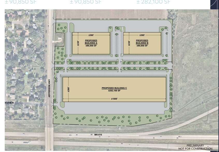More Photos Of Jefferson Hwy @ I-610, Brooklyn Park Land For Sale
