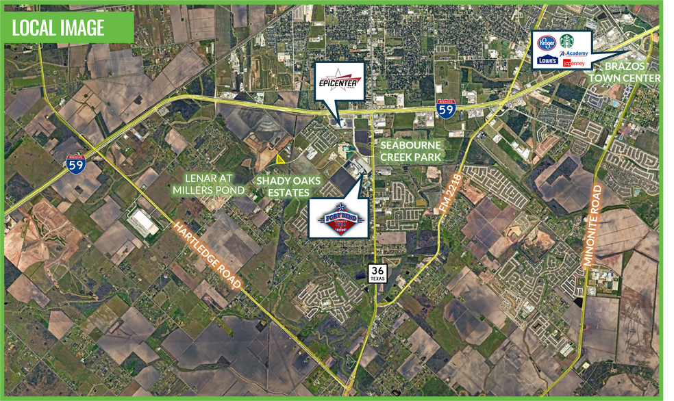 More Photos Of 2.17 Acres-S. Bamore Road & Cottonwood School Roa, Rosenberg Land For Sale