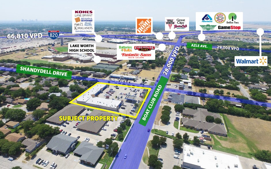 More Photos Of NEC Boat Club Road and Shaydell Drive, Fort Worth Storefront For Lease