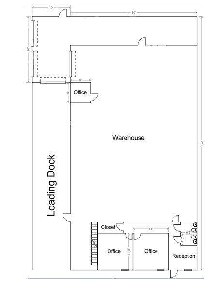 More Photos Of 413 W Chatham St, Cary Flex For Lease