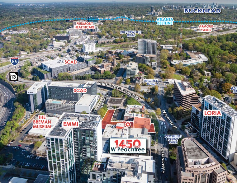 More Photos Of 1450 W Peachtree St NW, Atlanta Land For Sale